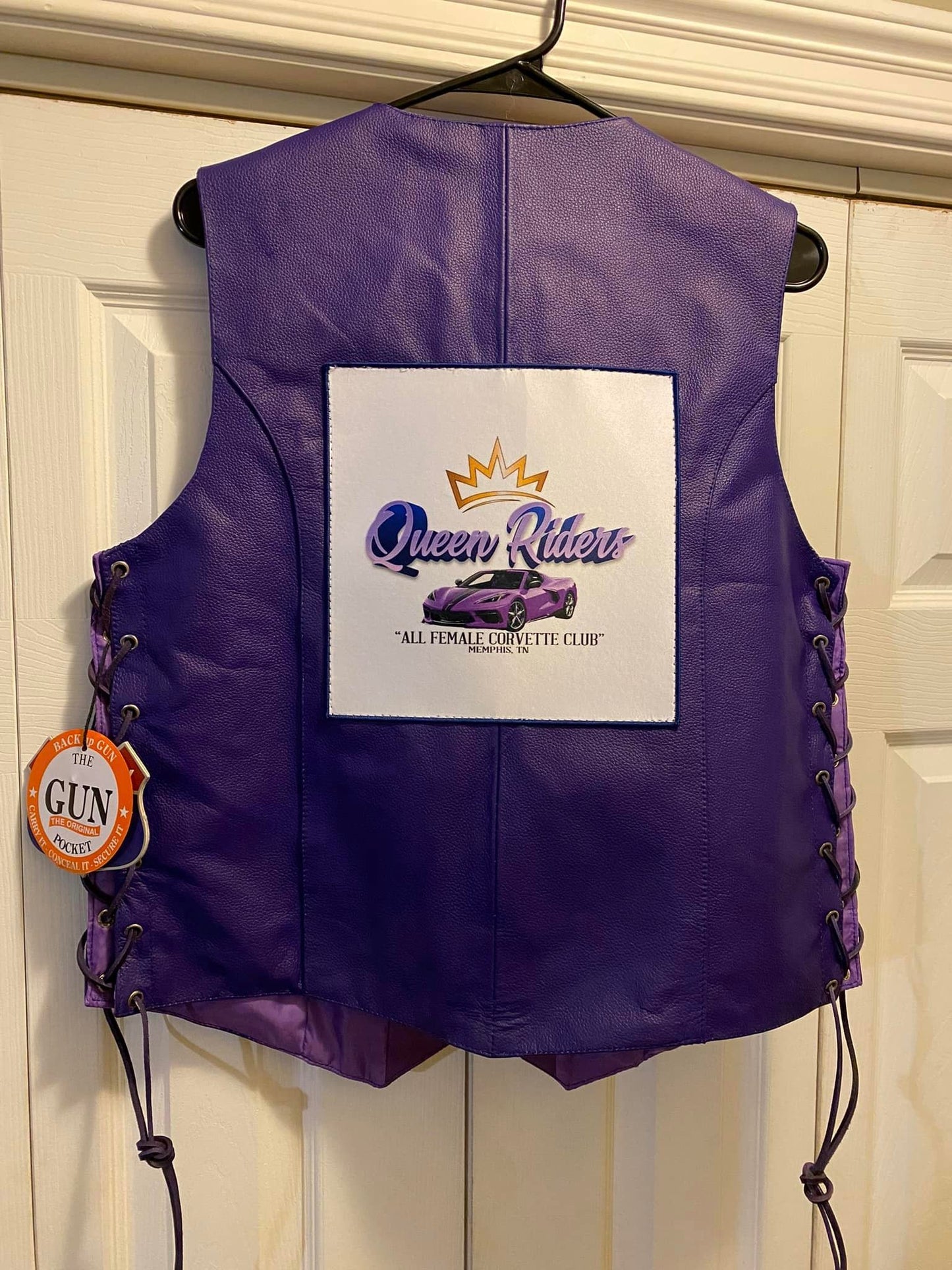 Vest - Queen Riders All Female Corvette Club (Only Available to QR Members)